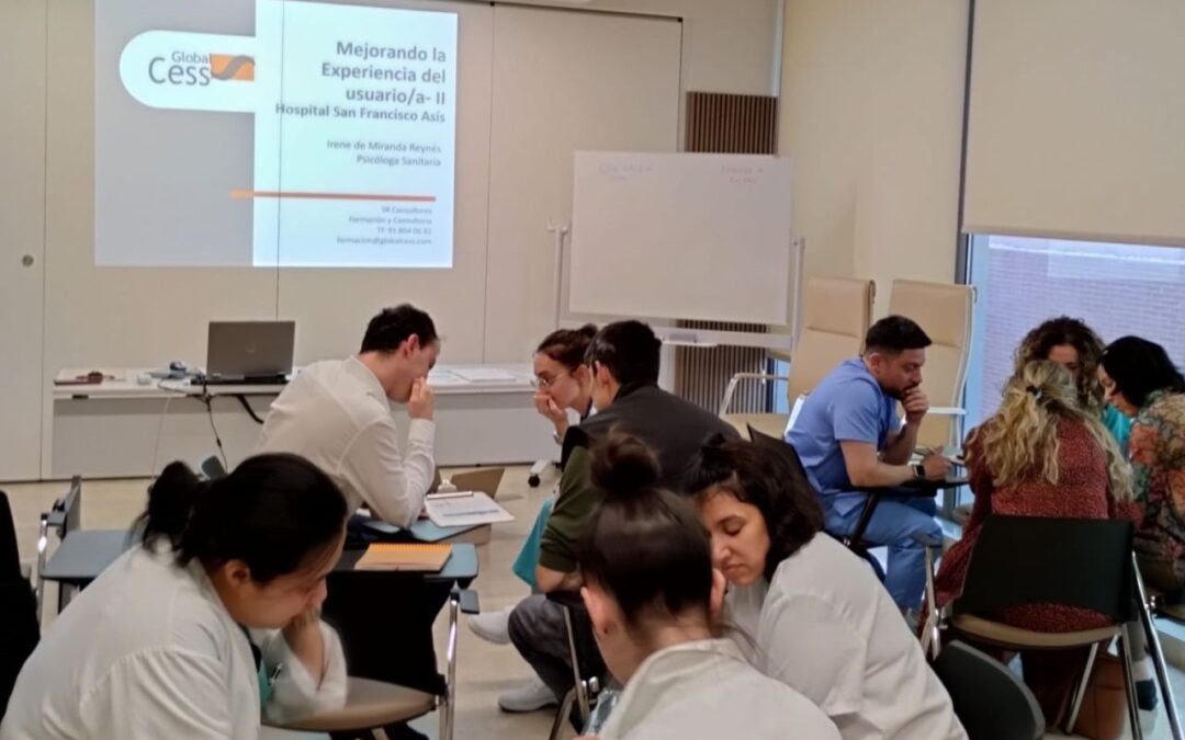 CURSO IMPARTIDO MEJORANDO LA EXPERIENCIA DEL USUARIO EN HOSPITAL